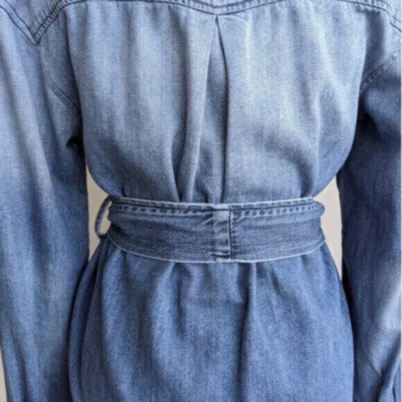 Bella Dahl denim ombre belted jacket - Picture 6 of 8